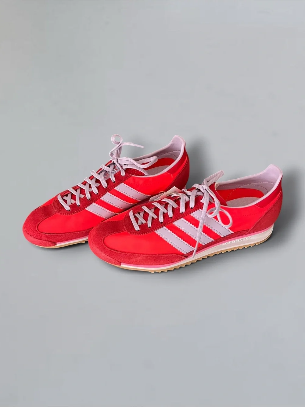 adidas SL 72 OG Solar Red Ice Lavender Better Scarlet Sneakers Women’s 8.5 NWT